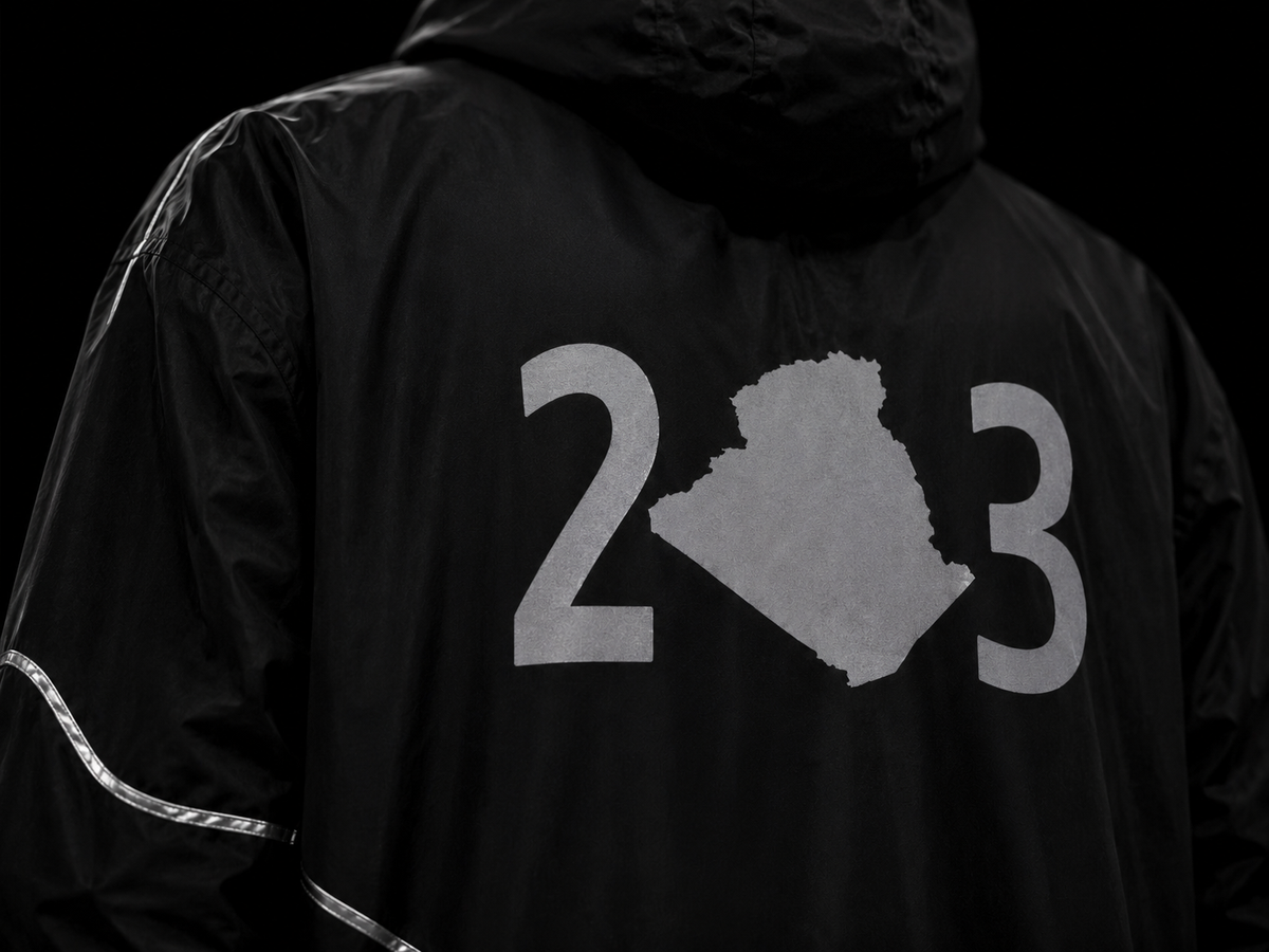 Veste Algérie 213 noire, plan arrière